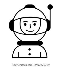 Space and Planets Linear Icon