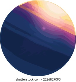 Planetas espaciales sobre fondo blanco