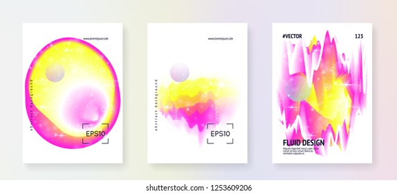 Space poster. Futuristic science banner with planet, sun, deep fluid light. 3d magic dreamer unicorn sparkles. Holographic gradients.  Space poster with galaxy universe shapes and stars.
