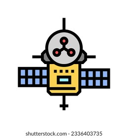 space probe aeronautical engineer color icon vector. space probe aeronautical engineer sign. isolated symbol illustration