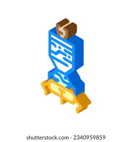 space probe aeronautical engineer isometric icon vector. space probe aeronautical engineer sign. isolated symbol illustration