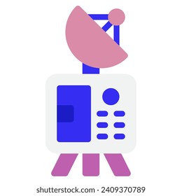 Space Probe Icon Illustration für Web, App, Infografik usw.