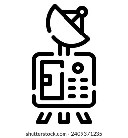 Space Probe icon illustration for web, app, infographic, etc