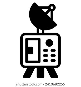 Space Probe Icon Illustration, for web, app, infographic, etc