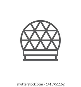 Space, radar icon - Vector. Spage concept vector illustration.