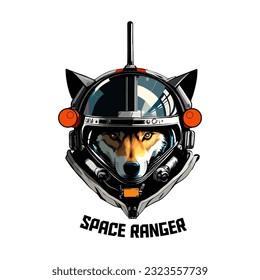 Space Ranger Fox: A Bold and Adventurous svg