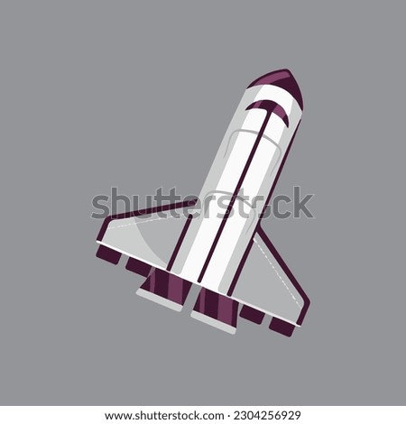 space related icon isolated on background