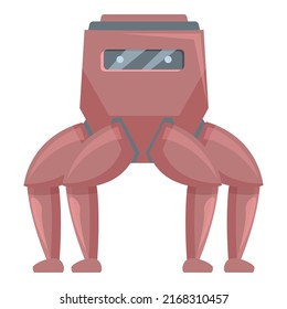 Space robot icon cartoon vector. Cute toy. Science alien
