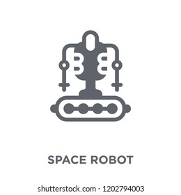 Space robot icon. Space robot design concept from Astronomy collection. Simple element vector illustration on white background.
