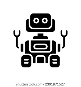 space robot icon for your website design, logo, app, UI.