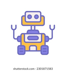 space robot icon for your website design, logo, app, UI.