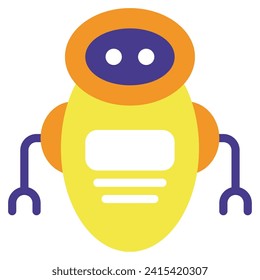 Space Robot space technology object illustration