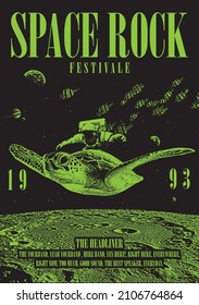 Space Rock Gig Poster Flyer Template