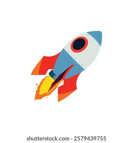 Space rocket emoji vector symbol ship illustration