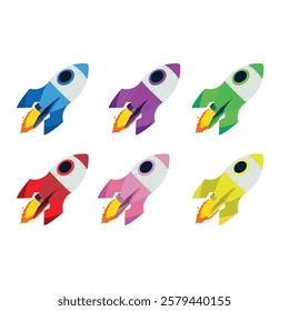 Space rocket emoji vector symbol ship illustration