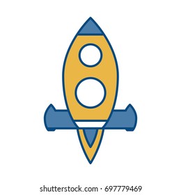 space rocket icon 