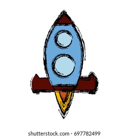 space rocket icon 
