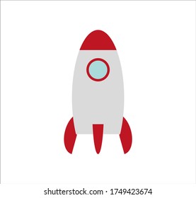 space rocket icon. illustration for web and mobile design.