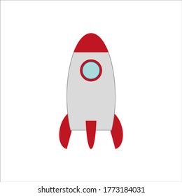space rocket icon. illustration for web and mobile design.
