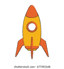 space rocket icon image 