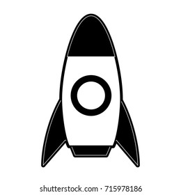 space rocket icon image 