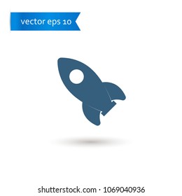 space rocket. space rocket icon. sign design. Vector EPS 10.