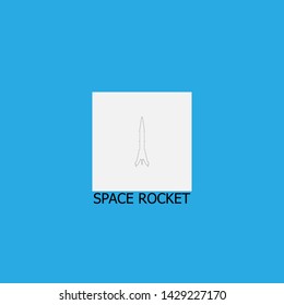 space rocket icon sign signifier vector