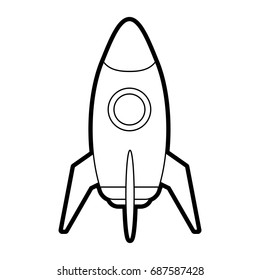 space rocket launch icon