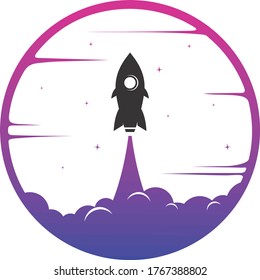 logotipo de señalización del buque de la lanzadera espacial