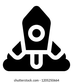 
A space rocket symbolising product launch
