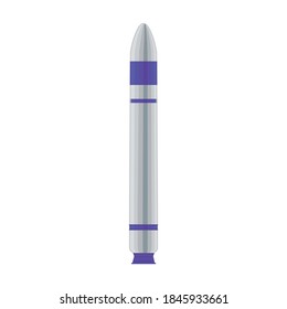 Space rocket vector icon.Cartoon vector icon isolated on white background space rocket.