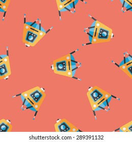 Space Rover flat icon