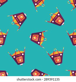 Space Rover flat icon,eps10 seamless pattern background