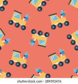 Space Rover flat icon,eps10 seamless pattern background