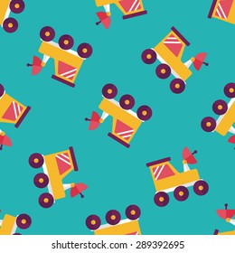 Space Rover flat icon,eps10 seamless pattern background