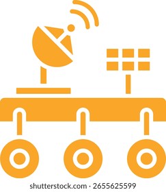 Ícone de vetor Space Rover. Pode ser usado para impressão, aplicativos móveis e da Web.