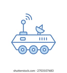 Icono de Vector Space Rover ilustración de stock