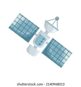 space satellite broadcast isolated icon