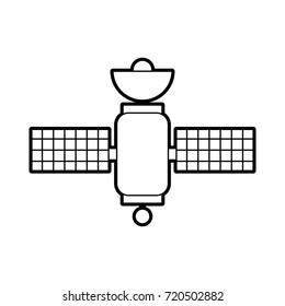 space satellite communication signal network
