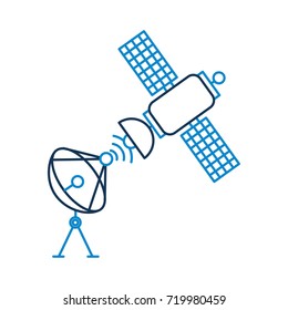 space satellite dish anntena communication signal network