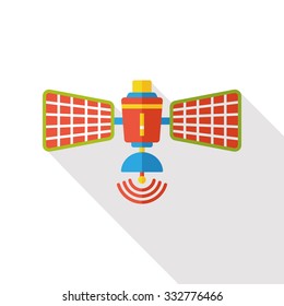 Space Satellite flat icon