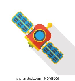Space Satellite flat icon