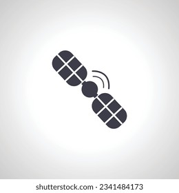 space satellite icon. space shuttle isolated icon
