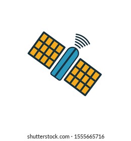 Space Satellite icon. Simple element from space icons collection. Creative Space Satellite icon ui, ux, apps, software and infographics.