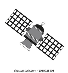 Space satellite isolated