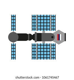 Space satellite isolated
