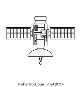 Space Satellite isolated