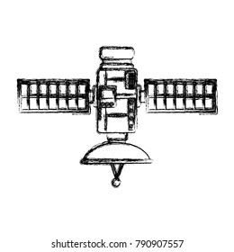 Space Satellite isolated