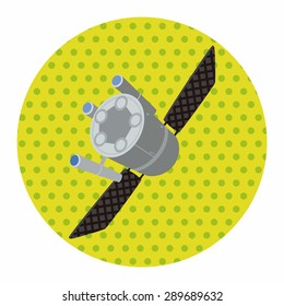 Space Satellite theme elements