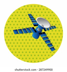 Space Satellite theme elements vector,eps